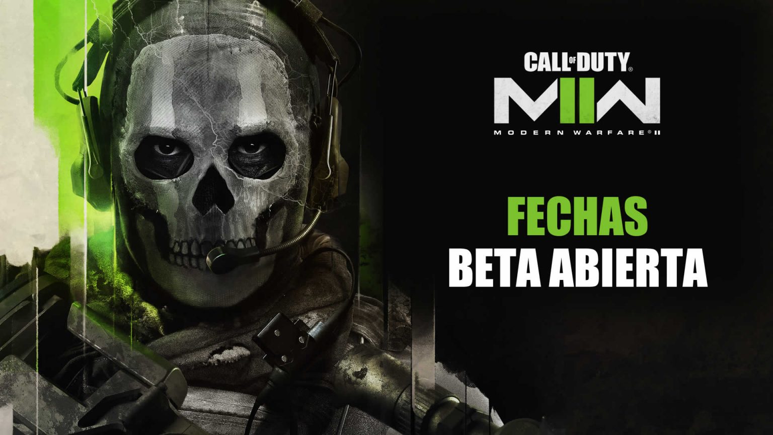 Call Of Duty Mw2 Estas Son Las Fechas Para La Beta Abierta