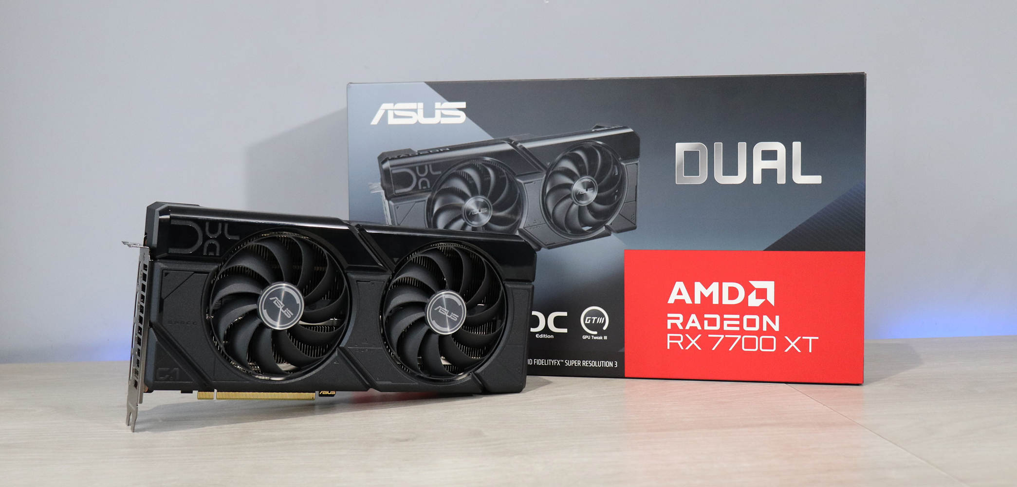 Imagen de ASUS DUAL RADEON RX 7700 XT – REVIEW