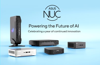 ASUS celebra el primer aniversario de la adquisición de la cartera NUC con grandes hitos e innovaciones en IA